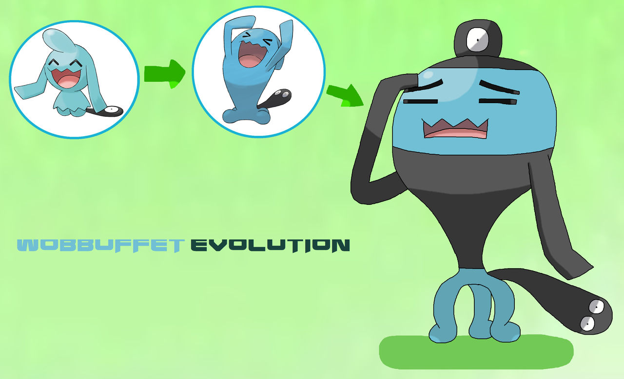 Wobbuffet Evolution by ericgl1996 on DeviantArt