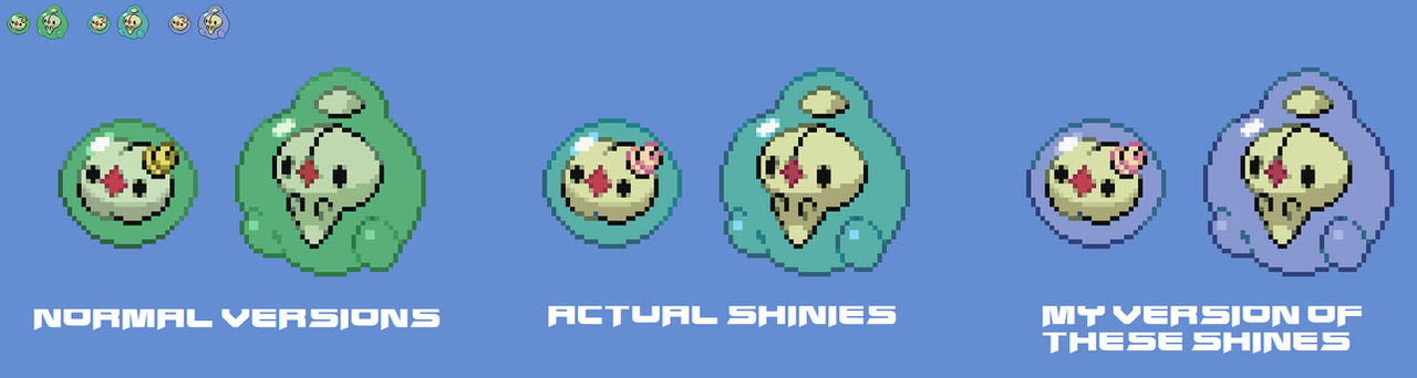 My version of Shiny Solosis and Duosion by ericgl1996 on DeviantArt