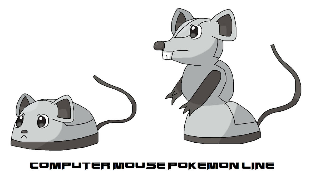 Computer Mouse Pokemon Line (Fakemon designs) by ericgl1996 on DeviantArt