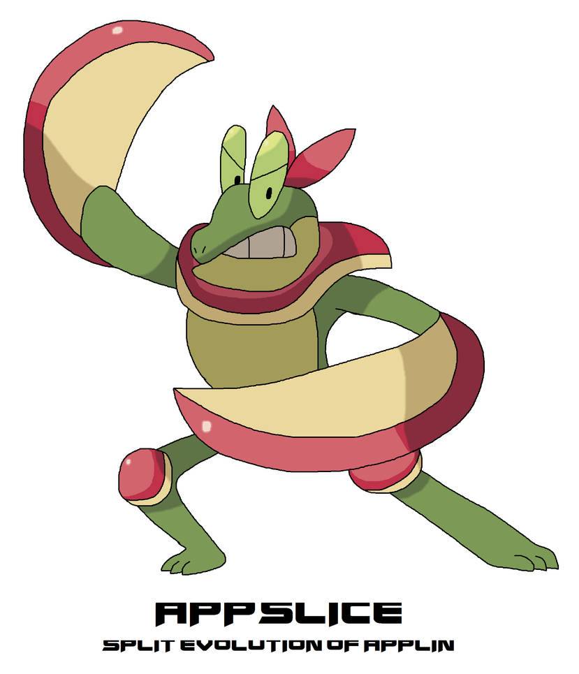 Appslice (Applin's split evolution) by ericgl1996 on DeviantArt