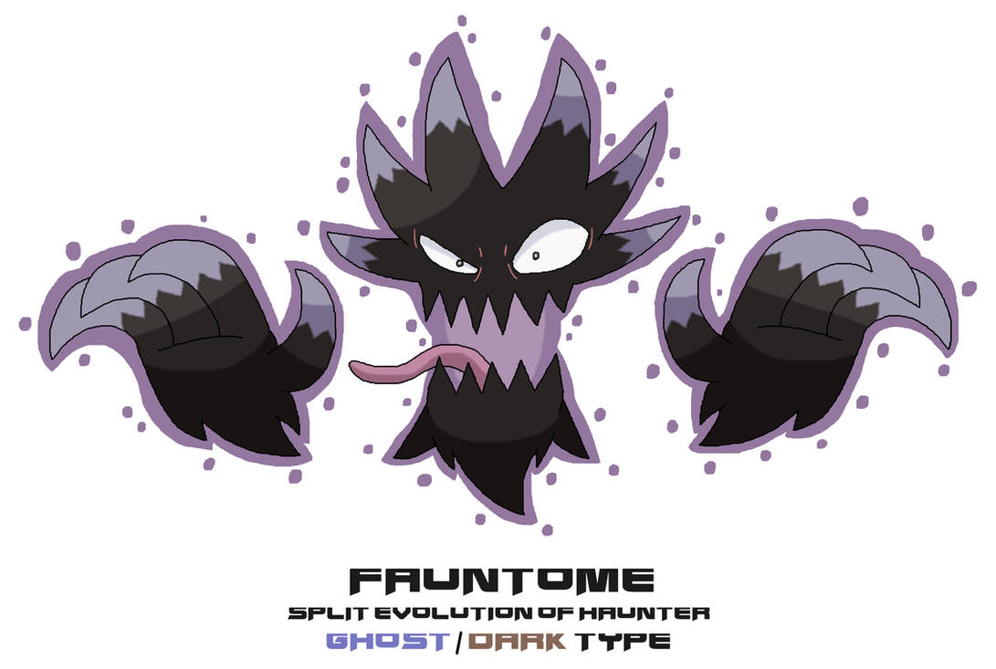Fauntome (Haunter's Split Evolution) by ericgl1996 on DeviantArt