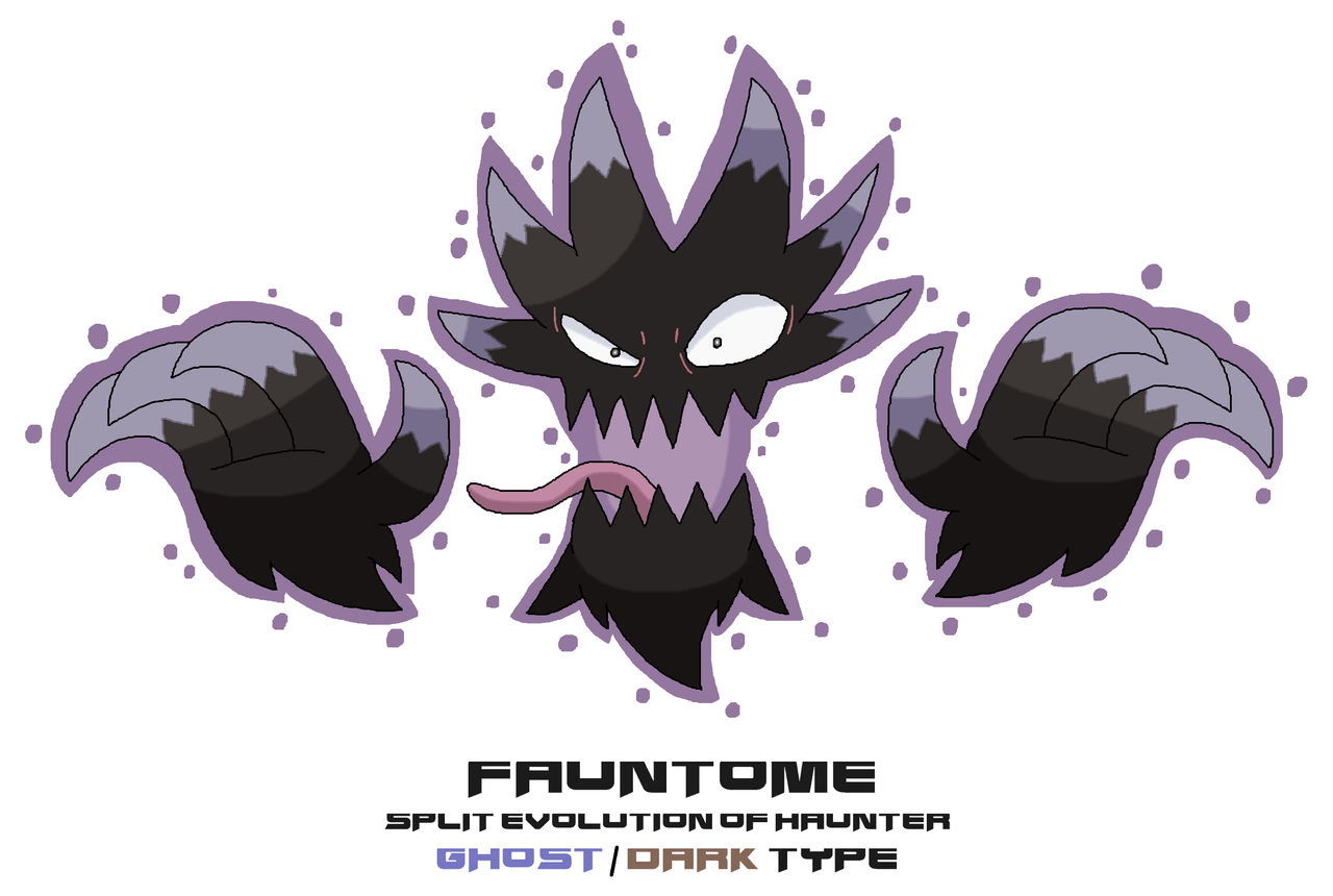 Fauntome (Haunter's Split Evolution) by ericgl1996 on DeviantArt
