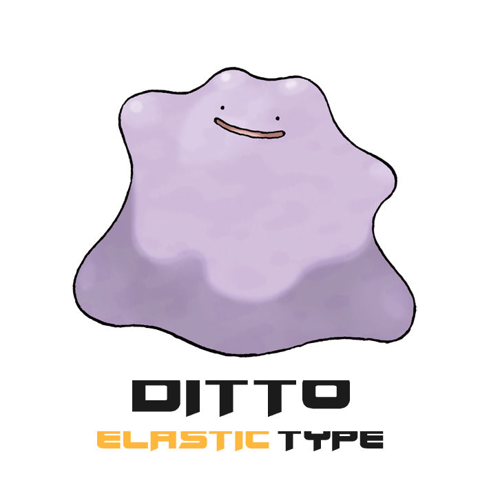 Ditto gains the Elastic type by ericgl1996 on DeviantArt