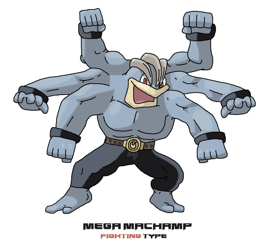Mega Machamp (Machamp's Mega Evolution) by ericgl1996 on DeviantArt