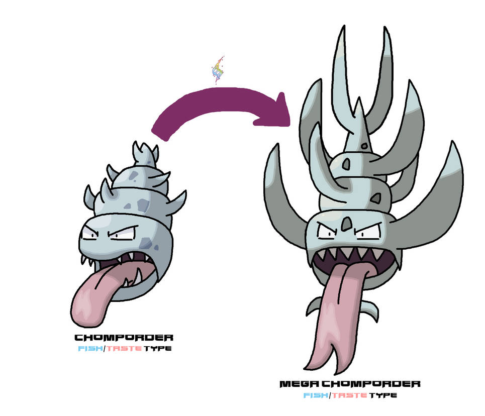 Chomporder (Split evolution of Shellder) by ericgl1996 on DeviantArt