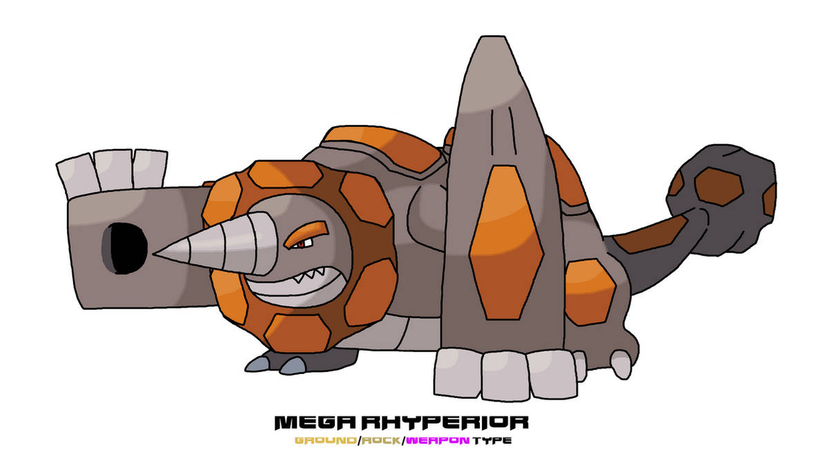 Mega Rhyperior (Rhyperior's Mega Evolution) by ericgl1996 on DeviantArt