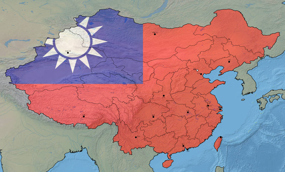 Deviantart China Map United Provinces of China by NewEnglandMapping on DeviantArt