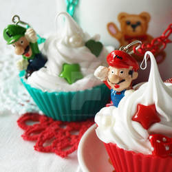 Mario and Luigi Cupcakes