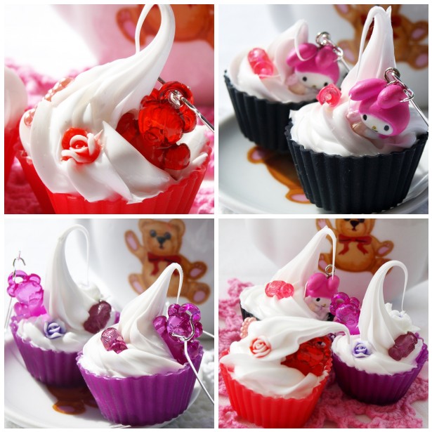 Cute Cupcake Earrings