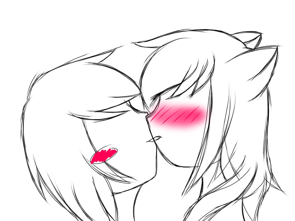 Playful Kiss - Shiro X Demon OC (sketch)