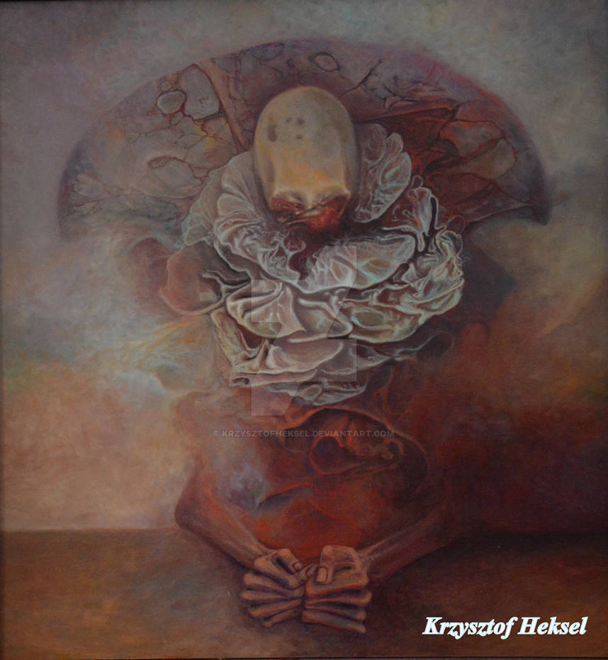Untitled, KHeksel, olej na plycie pilsniowej by KrzysztofHeksel