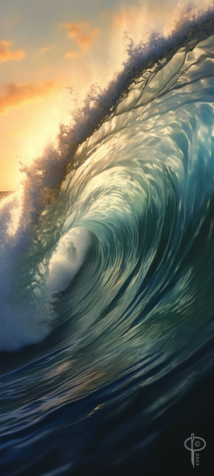 Crashing Wave - background by helot on DeviantArt
