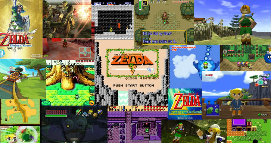 Zelda- Throughout the Years