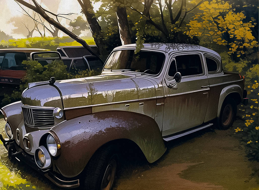Old Rustic Car by Animenicotine on DeviantArt