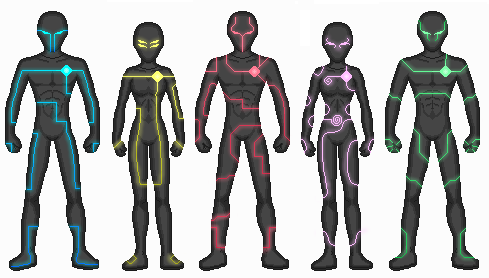 Cyber Ranger Suits