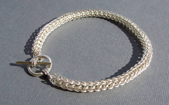 Full Persian Silver Unisex Bracelet