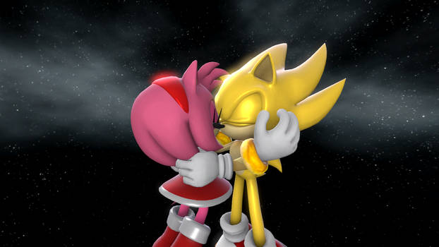 Super SonAmy Kiss