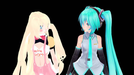 [MMD] Hatsune Miku And Toy Chica