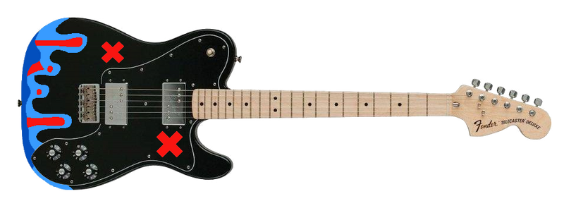 Fender Squier Deryck.Sum41 artist series Fender Squier Deryck.Sum41 artist series