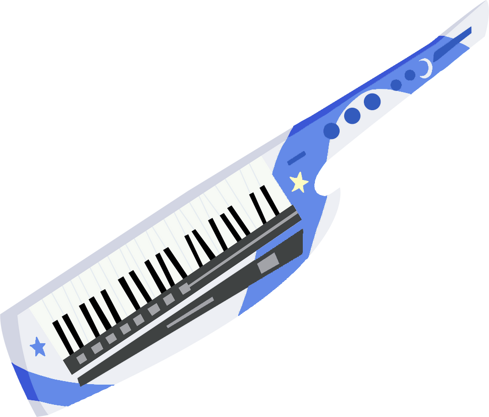 Keytar (Ruby to The Theater Band) by JackAdamen on DeviantArt