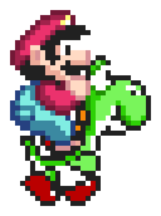 Mario and Yoshi (SMW / SMWB23) by JackAdamen on DeviantArt