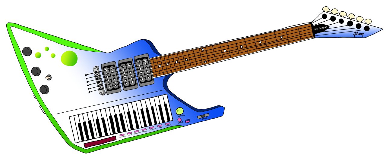 Jose Cal-Synth Rhythm Guitar-Keytar (The Teeazers) by JackAdamen on ...