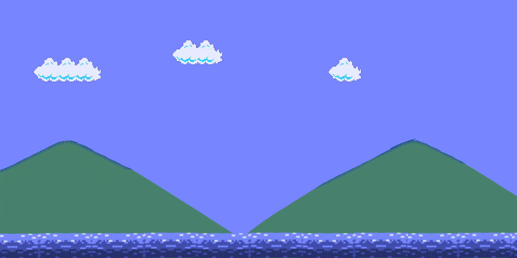 SMB1 Beach Background (Super Mario Maker 3) by JackAdamen on DeviantArt