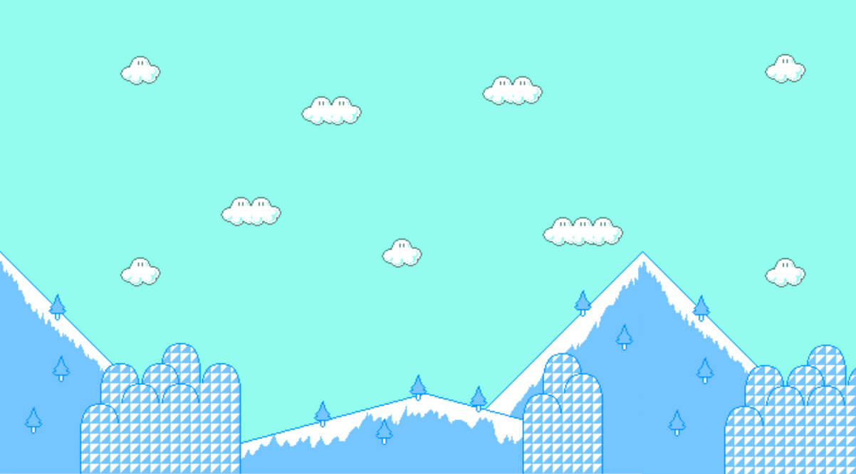 SMB3 Frozen Beach Background (Super Mario Maker 3) by JackAdamen on ...