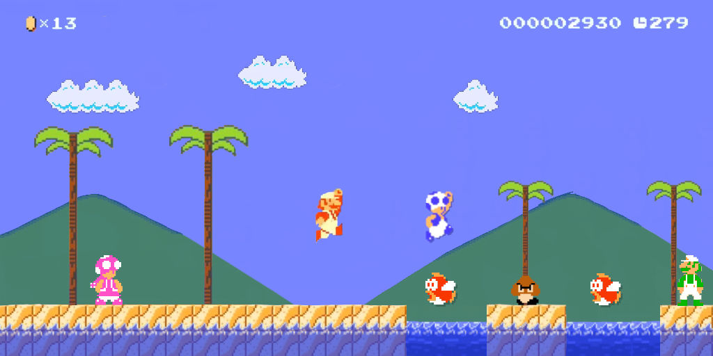 Super Mario Maker 3 - SMB1 Beach Theme by JackAdamen on DeviantArt