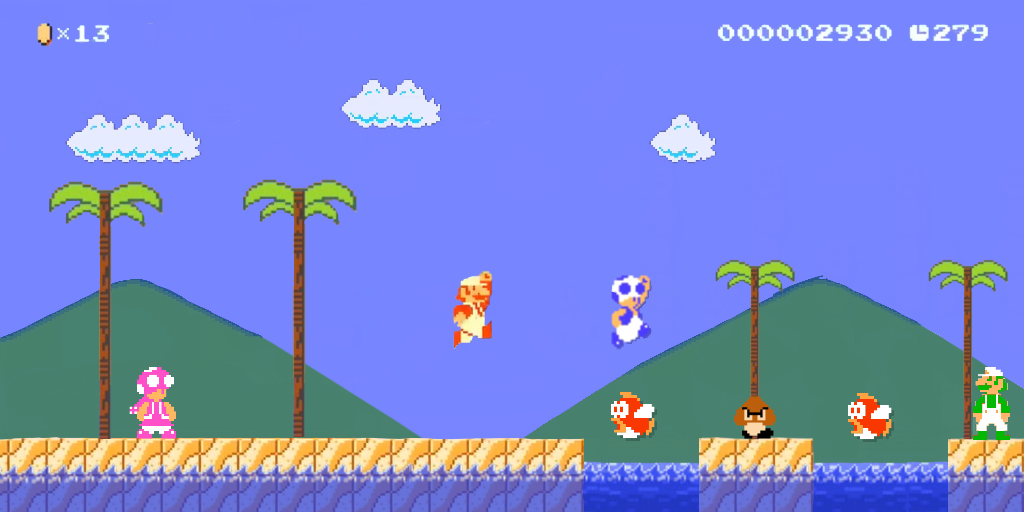 Super Mario Maker 3 - SMB1 Beach Theme by JackAdamen on DeviantArt