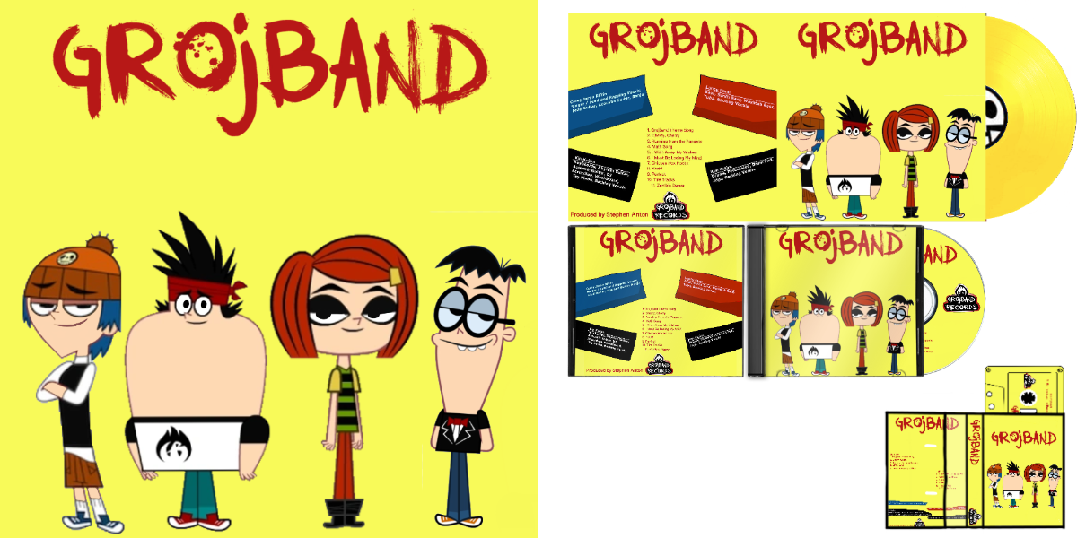 Grojband - Self-Titled Album (Formats) by JackAdamen on DeviantArt