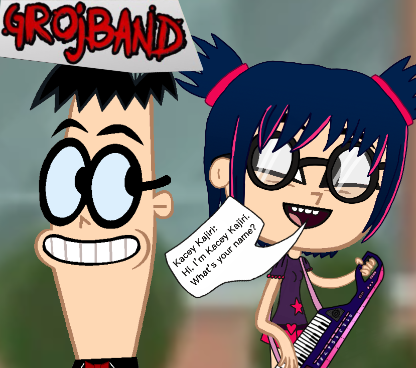 Kin Kujira Meets Kacey Kajiri (Grojband) by JackAdamen on DeviantArt