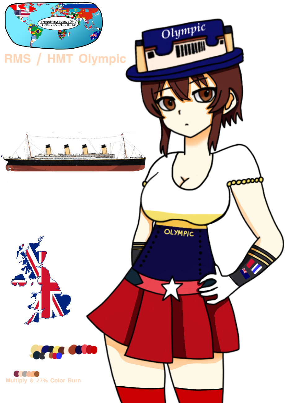Humanized Rms Freedom Anime RMS / HMT Olympic (Human) (TSCG) by JackAdamen on DeviantArt