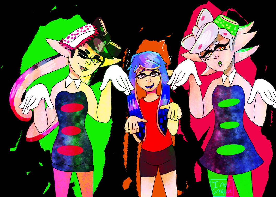 Callie and Marie with Keys by inotcreative123 on DeviantArt