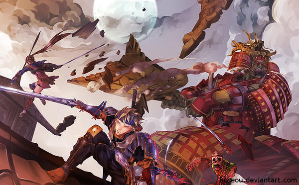 Onimusha: Dawn Of Dreams by hoseou