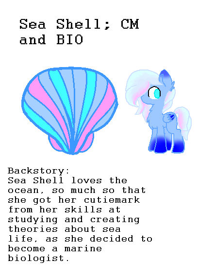 Shell Cutie Mark Backstory and Cutiemark~Sea Shell by dolphinMLP on DeviantArt