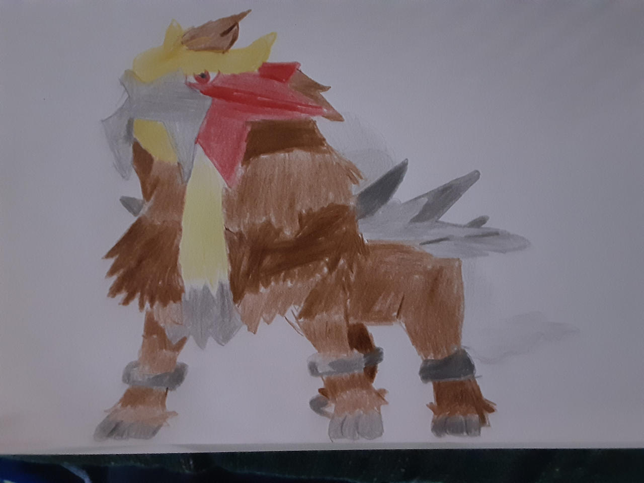 Entei Draw My Entei Drawing by J027310015 on DeviantArt
