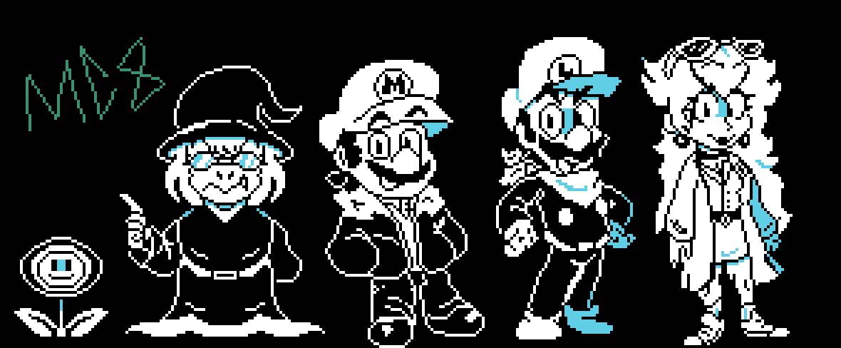Undertoad Mario Color Undertoad (most the cast) by Mindlesschase8 on DeviantArt
