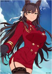 Atago red suit