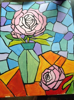 Stain Glass Flowers