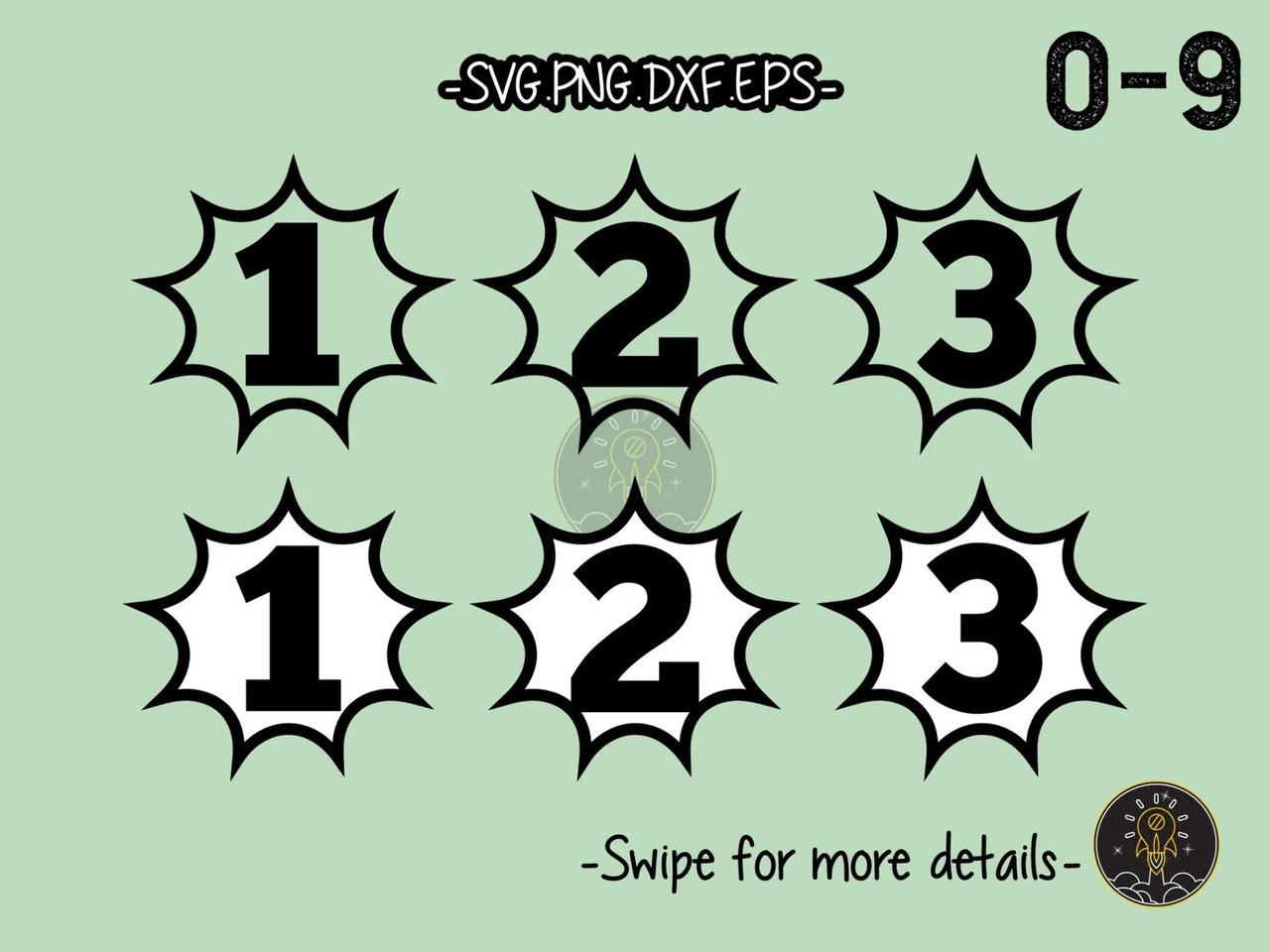 Comic Numbers Comic Book Numbers SVG Cut File Vector Cricut by LanaLang121 on DeviantArt