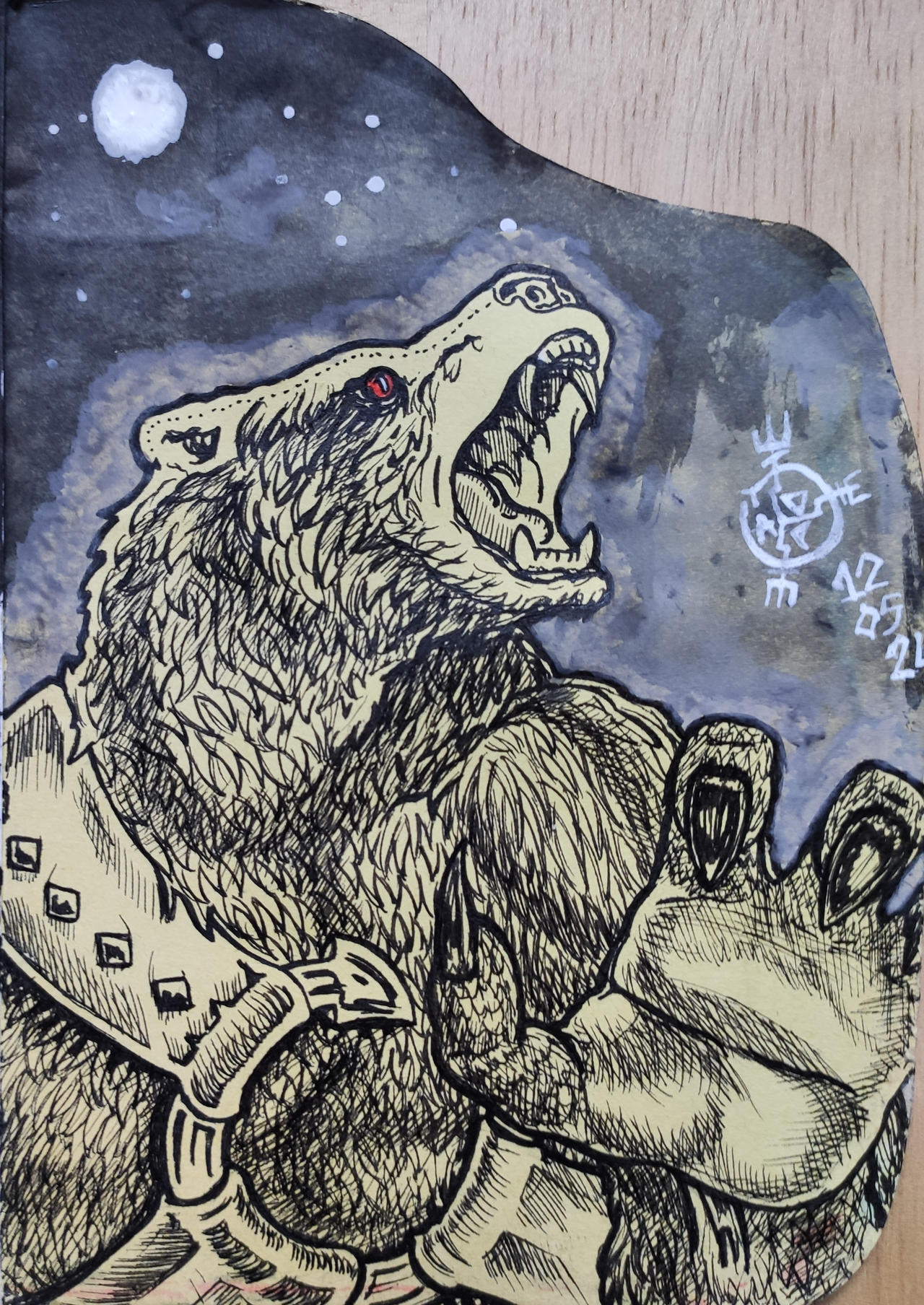 Werebear Poster WereBear by AndreaDiPietro on DeviantArt