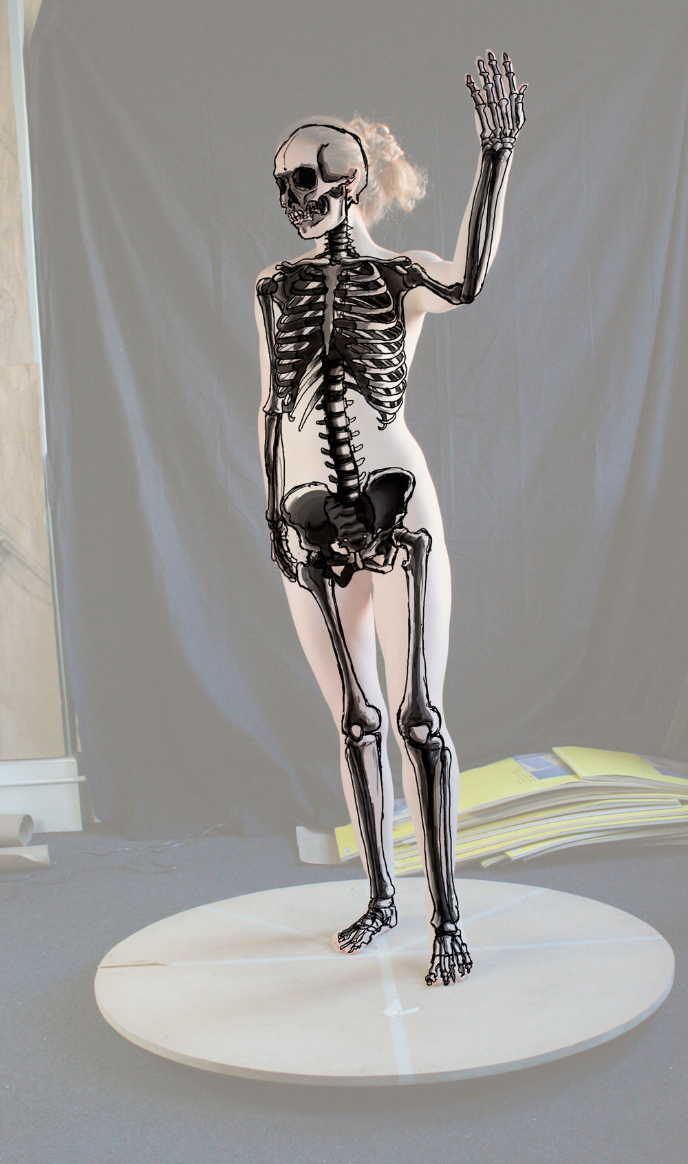 Skeleton Pose 1