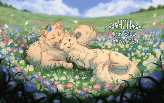 Flower field YCH auction closed