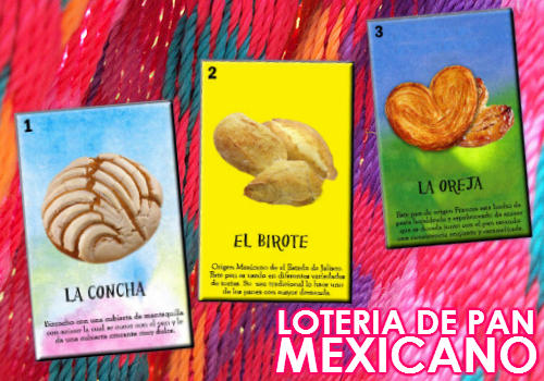 Loteria de pan mexicano