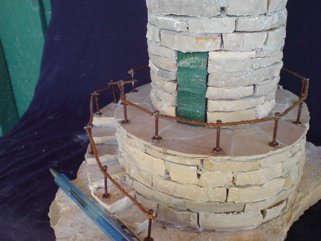Miniature Stone House Lighthouse 02-3 by sinisaart on DeviantArt