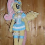 fluttershy anthro plushie sexy lingerie with dress