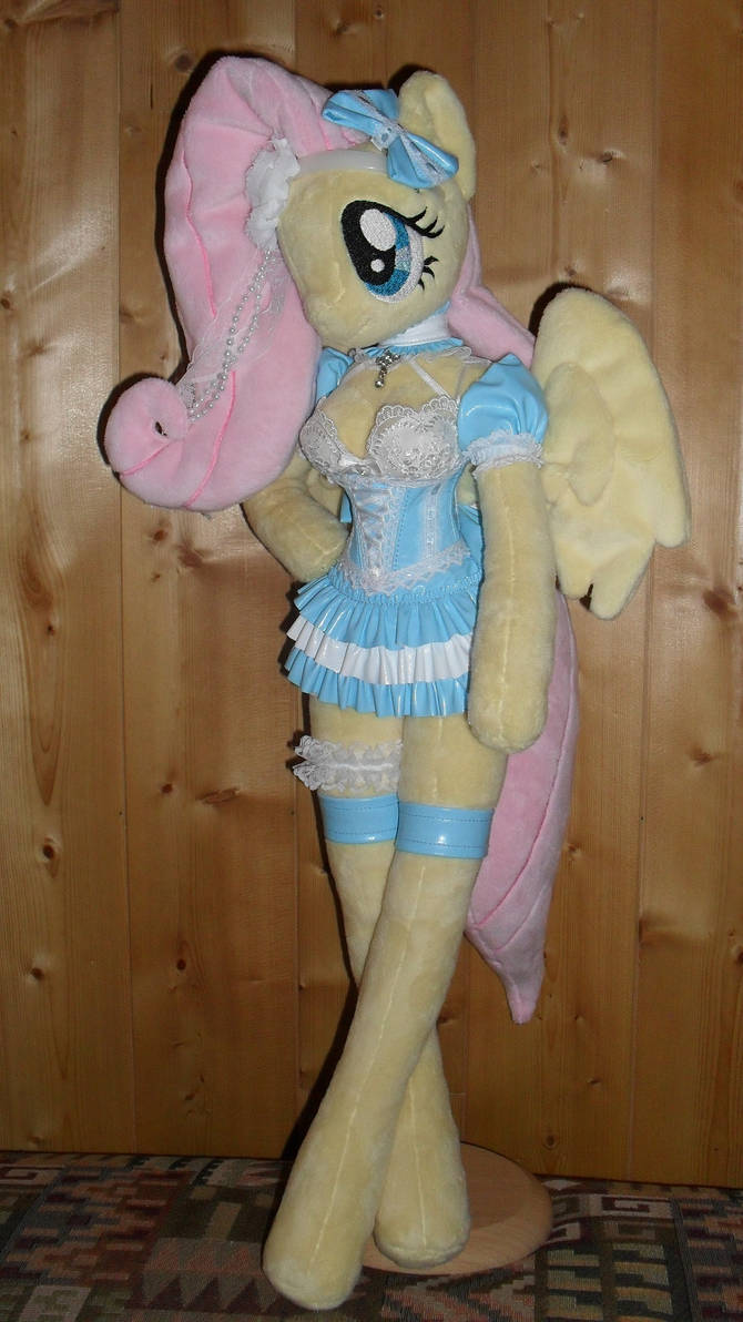 fluttershy anthro plushie folded wings by FluttershyAP