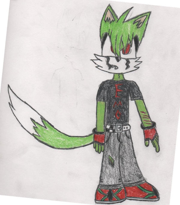 Foxing Emo EMO the Fox by mattthehedgehog on DeviantArt