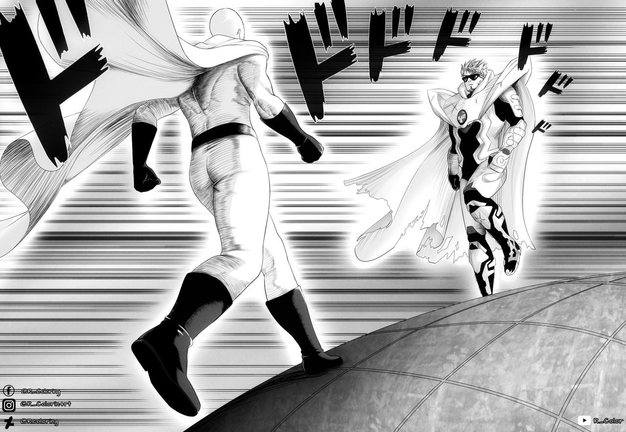 Saitama Vs Blast By Rcoloring On Deviantart